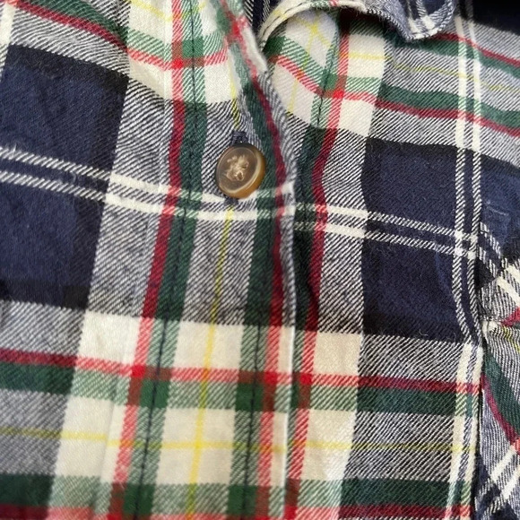 Eddie Bauer Plaid Flannel button down - size XXL - Picture 9 of 16